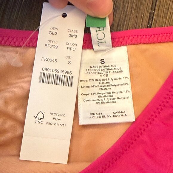 J. Crew Heritage 1989 high-leg bikini bottom Size Small - Picture 4 of 8